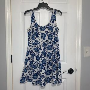 blue floral dress🌀